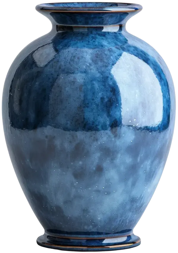 blue vase